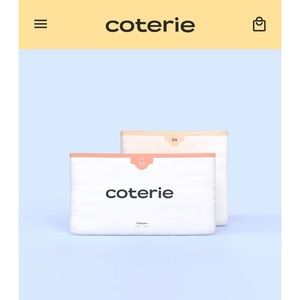 1 pack of Coterie Newborn diapers (31 diapers)